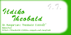 ildiko theobald business card